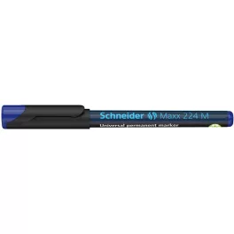   Alkoholos marker, OHP, 1 mm, SCHNEIDER "Maxx 224 M", kék