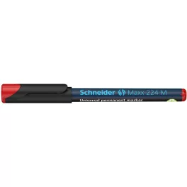   Alkoholos marker, OHP, 1 mm, SCHNEIDER "Maxx 224 M", piros