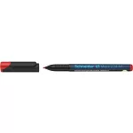 Alkoholos marker, OHP, 1 mm, SCHNEIDER "Maxx 224 M", piros