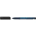 Alkoholos marker, 1-2 mm, kúpos, SCHNEIDER "Maxx 240", fekete