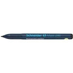 Alkoholos marker, 1-2 mm, kúpos, SCHNEIDER "Maxx 240", fekete