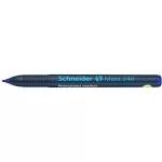 Alkoholos marker, 1-2 mm, kúpos, SCHNEIDER "Maxx 240", kék