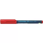 Alkoholos marker, 1-2 mm, kúpos, SCHNEIDER "Maxx 240", piros