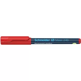   Alkoholos marker, 1-2 mm, kúpos, SCHNEIDER "Maxx 240", piros