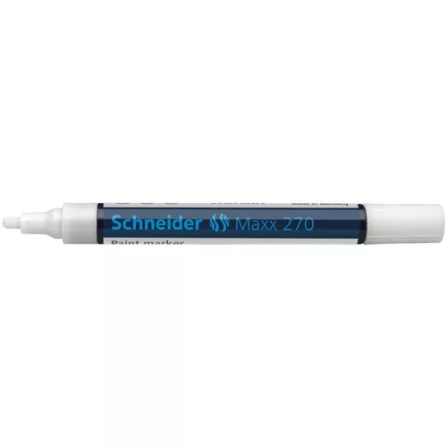Lakkmarker, 1-3 mm, SCHNEIDER "Maxx 270", fehér
