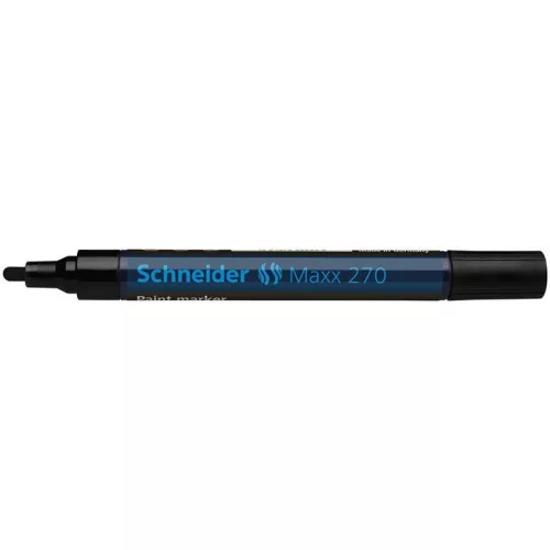 Lakkmarker, 1-3 mm, SCHNEIDER "Maxx 270", fekete