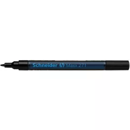 Lakkmarker, 1-2 mm, SCHNEIDER "Maxx 271", fekete