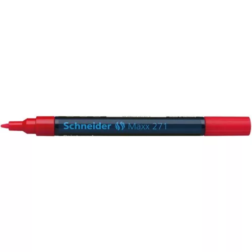 Lakkmarker, 1-2 mm, SCHNEIDER "Maxx 271", piros