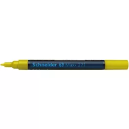 Lakkmarker, 1-2 mm, SCHNEIDER "Maxx 271", sárga