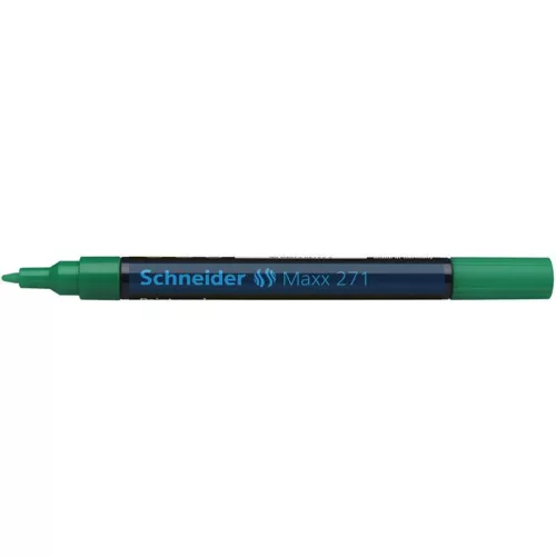 Lakkmarker, 1-2 mm, SCHNEIDER "Maxx 271", zöld