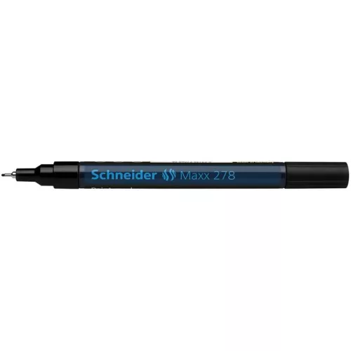 Lakkmarker, 0,8 mm, SCHNEIDER "Maxx 278", fekete