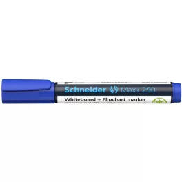   Tábla- és flipchart marker, 2-3 mm, kúpos, SCHNEIDER "Maxx 290", kék