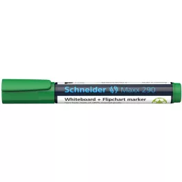   Tábla- és flipchart marker, 2-3 mm, kúpos, SCHNEIDER "Maxx 290", zöld