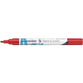   Dekormarker, akril, 2 mm, SCHNEIDER "Paint-It 310", piros
