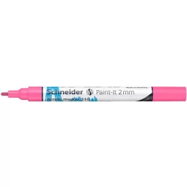   Dekormarker, akril, 2 mm, SCHNEIDER "Paint-It 310", rózsaszín