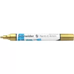 Dekormarker, akril, 4 mm, SCHNEIDER "Paint-It 320", arany