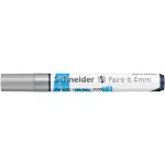 Dekormarker, akril, 4 mm, SCHNEIDER "Paint-It 320", ezüst