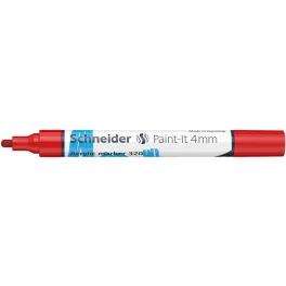   Dekormarker, akril, 4 mm, SCHNEIDER "Paint-It 320", piros