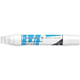   Dekormarker, akril, 15 mm, SCHNEIDER "Paint-It 330", fehér