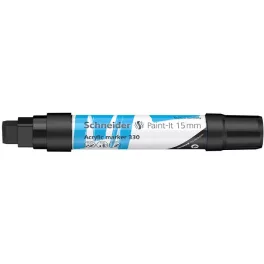   Dekormarker, akril, 15 mm, SCHNEIDER "Paint-It 330", fekete