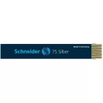 Golyóstollbetét, 0,5 mm, SCHNEIDER "75 Silver", ezüst
