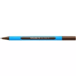 Golyóstoll, 0,7 mm, kupakos, SCHNEIDER "Slider Edge XB", barna