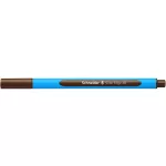 Golyóstoll, 0,7 mm, kupakos, SCHNEIDER "Slider Edge XB", barna