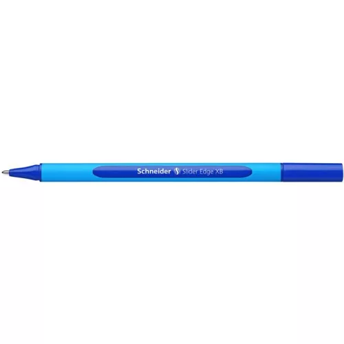 Golyóstoll, 0,7 mm, kupakos, SCHNEIDER "Slider Edge XB", kék