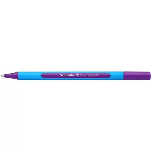 Golyóstoll, 0,7 mm, kupakos, SCHNEIDER "Slider Edge XB", lila