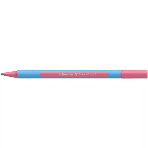 Golyóstoll, 0,7 mm, kupakos, SCHNEIDER "Slider Edge XB Pastel", flamingó