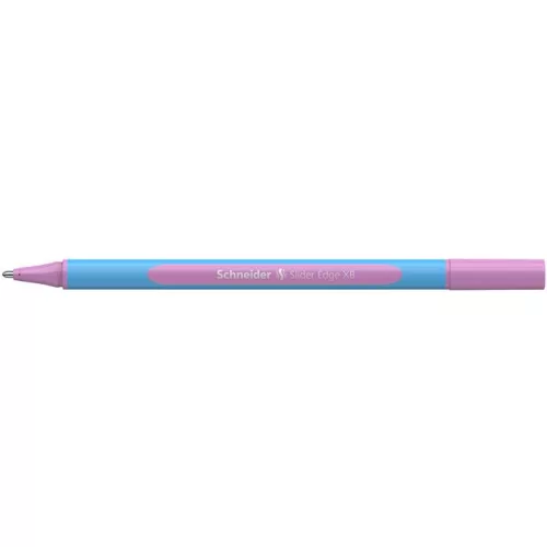Golyóstoll, 0,7 mm, kupakos, SCHNEIDER "Slider Edge XB Pastel", lila