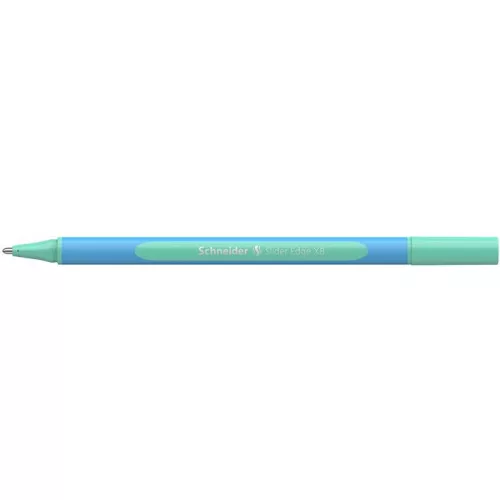 Golyóstoll, 0,7 mm, kupakos, SCHNEIDER "Slider Edge XB Pastel", menta