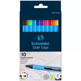   Golyóstoll készlet, 0,7 mm, kupakos, SCHNEIDER "Slider Edge XB", vegyes színek