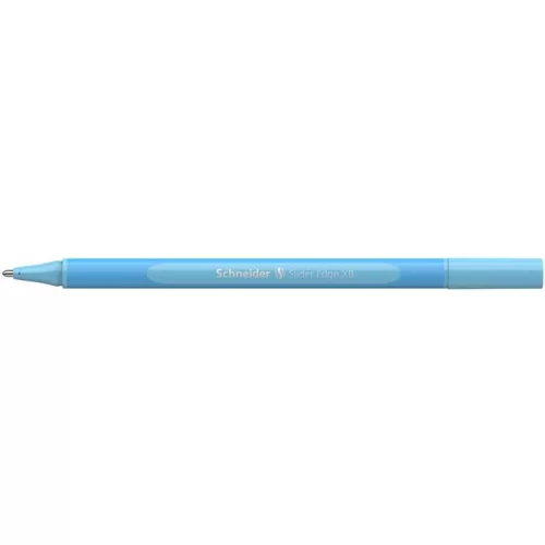 Golyóstoll, 0,7 mm, kupakos, SCHNEIDER "Slider Edge XB Pastel", babakék