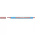 Golyóstoll, 0,7 mm, kupakos, SCHNEIDER "Slider Edge XB Pastel", halvány piros