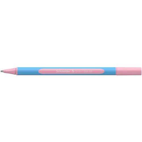Golyóstoll, 0,7 mm, kupakos, SCHNEIDER "Slider Edge XB Pastel", rózsa