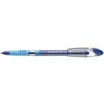 Golyóstoll, 0,3 mm, kupakos, SCHNEIDER "Slider Basic F", kék