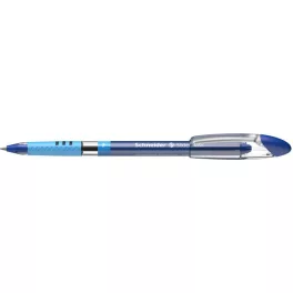   Golyóstoll, 0,3 mm, kupakos, SCHNEIDER "Slider Basic F", kék