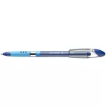 Golyóstoll, 0,5 mm, kupakos, SCHNEIDER "Slider Basic M", kék