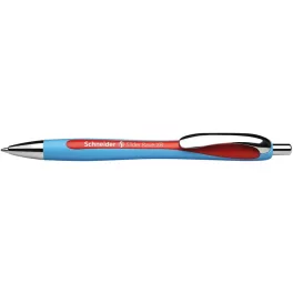   Golyóstoll, 0,7 mm, nyomógombos, SCHNEIDER "Slider Rave XB", piros