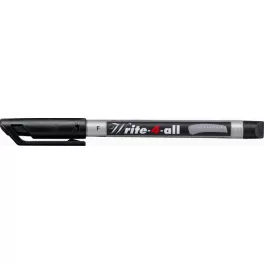   Alkoholos marker, 0,7 mm, kúpos, STABILO "Write-4-all", fekete