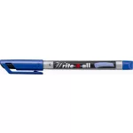 Alkoholos marker, 0,4 mm, kúpos, STABILO "Write-4-all", kék