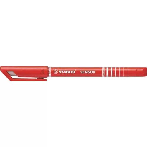 Tűfilc, 0,3 mm, STABILO "Sensor", piros