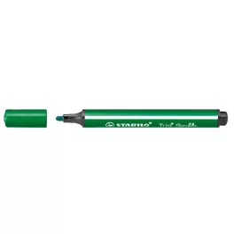   Filctoll, 1,5-2 mm, rugós hegy, STABILO "Trio Scribbi", zöld