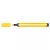 Filctoll, 1,5-2 mm, rugós hegy, STABILO "Trio Scribbi", sárga