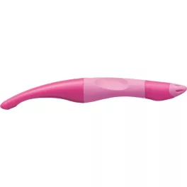   Rollertoll, 0,5 mm, balkezes, rózsaszín tolltest, STABILO "EASYoriginal Start", kék