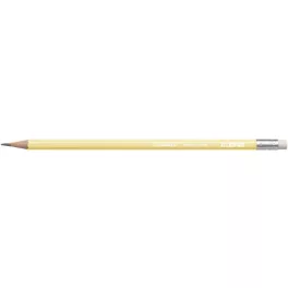   Grafitceruza radírral, HB, hatszögletű, STABILO "Swano Pastel", sárga