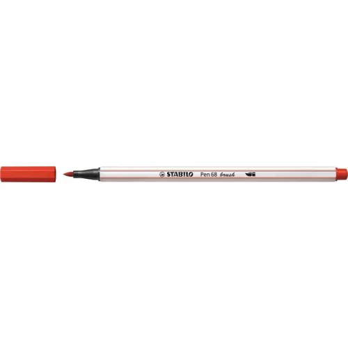 Ecsetirón, STABILO "Pen 68 brush", piros