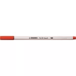 Ecsetirón, STABILO "Pen 68 brush", piros
