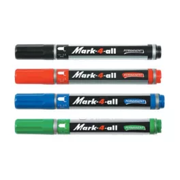   Alkoholos marker, 1,5-2,5 mm, kúpos, STABILO "Mark-4-all", piros